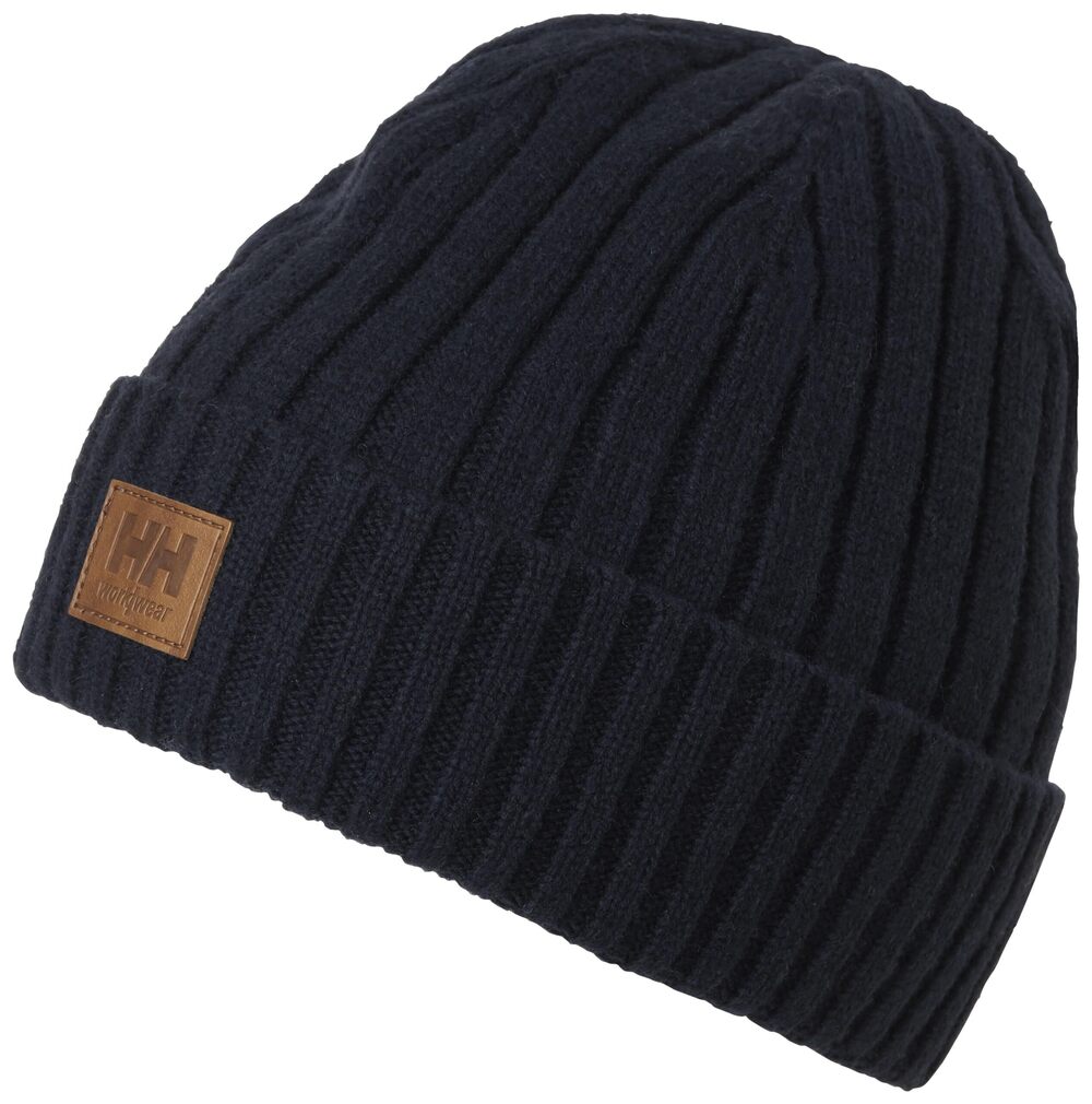 8536 Helly-Hansen Unisex Kensington Wool Beanie - Navy, STD